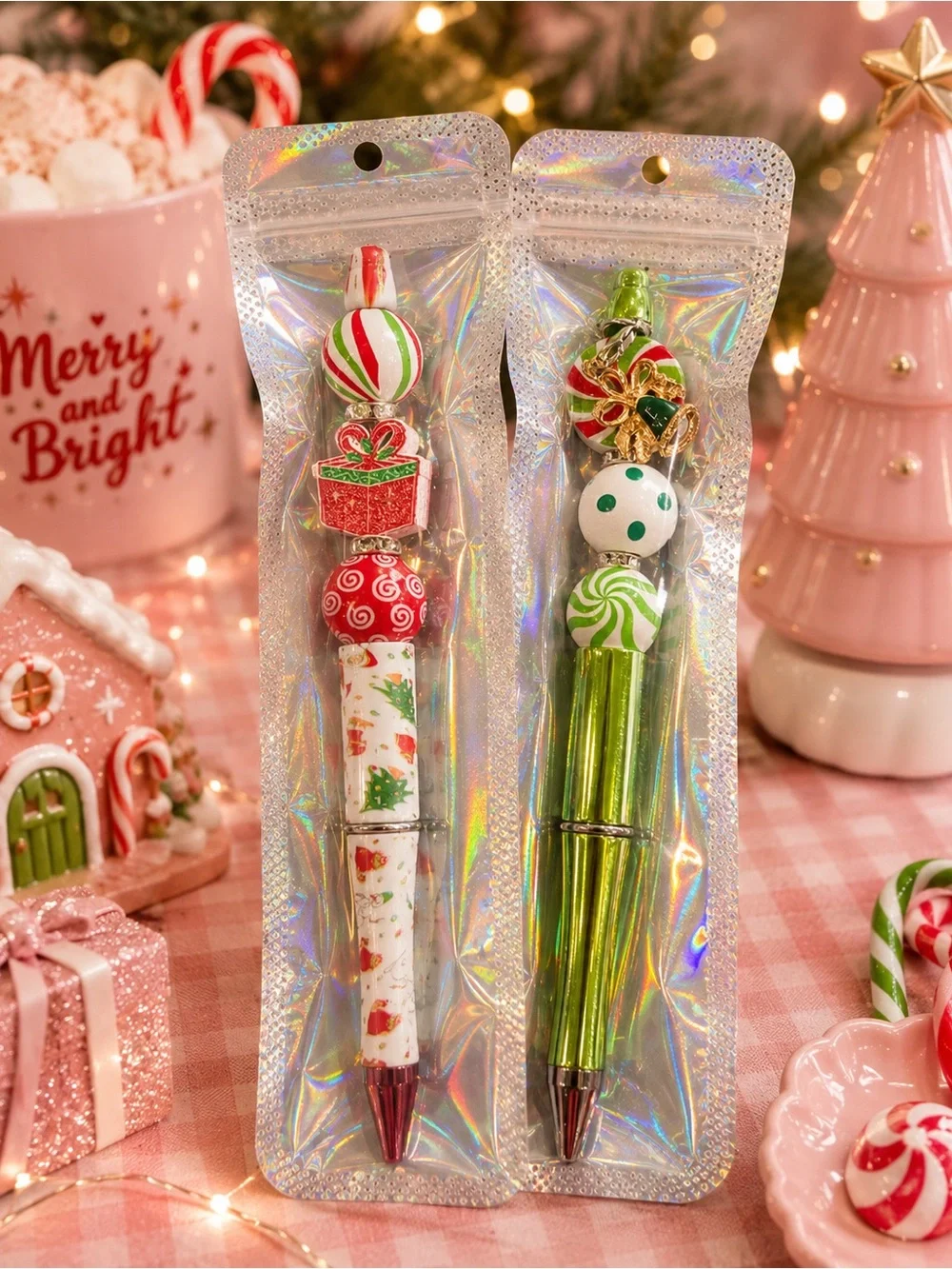 🎄✨ Festive Christmas Novelty Pen Set – 2 Pack ✨🎄